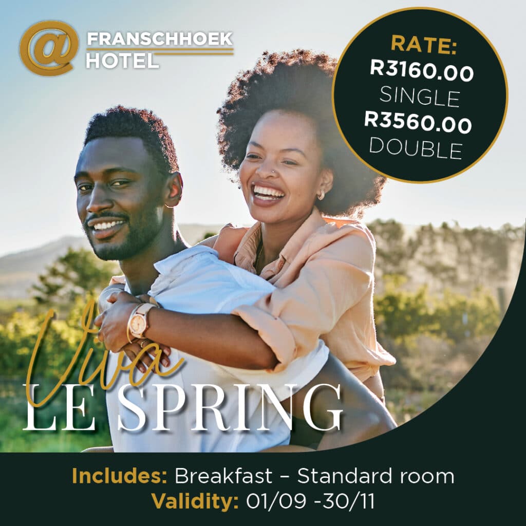 @ @Franschoek Spring Accommodation Promo FB 1080x10802